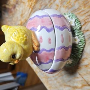 FITZ and FLOYD Essentials Chick On Easter Egg.